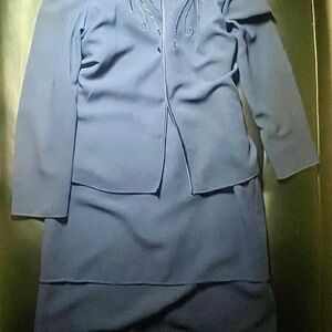 Elegant Blue Midi Dress